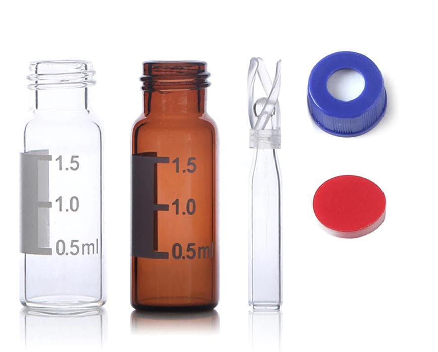 India High quality manufacturing HPLC clear 2ml vial with pp cap